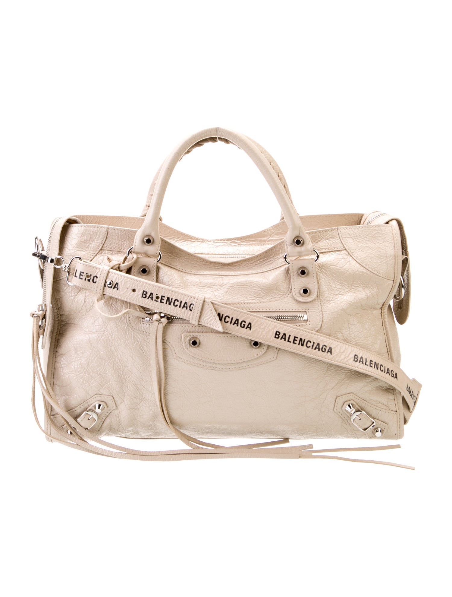 Balenciaga Lambskin Motocross Classic City Vintage